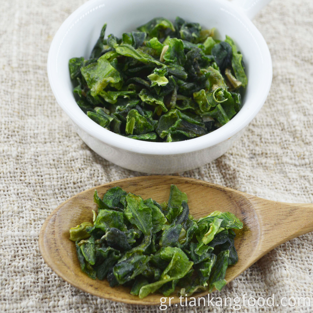 frozen and dried green beans